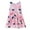 Pink, variant on Odeerbi Cute Dresses For Girls Toddler Kids Baby Girls 2025 Fashion Cute Sleeveless Sweet Cartoon Print Ruffle Dress Pink