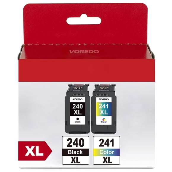 Cartuchos de tinta VOREDO PG-240XL/CL-241XL para impresora Canon