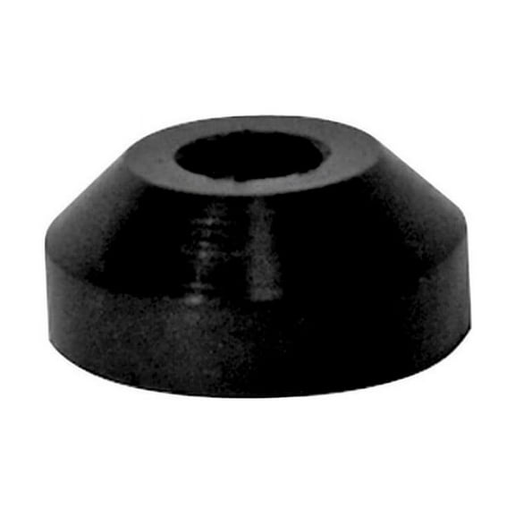 Danco 35092B Beveled Faucet Washer, 1/4 in, 9/16 in OD, Synthetic Rubber, Black