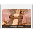 thumbnail image 4 of Mini Raboteuse pour Oiseaux Menuiserie Bois Outil de Rebordage en Acier Petit Rayon Avion Ébène, 4 of 7