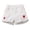 White, variant on Girls Denim Shorts Elastic High Waist Distressed Jorts Streetwear Kids Summer Trendy Casual Ripped Fashion Urban Style Shorts