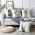 thumbnail image 3 of Pillowcase Farm Plant Floral Pattern Velvet Cushion Cover for Sofa Home Living Room 45x45cm 4-pack, 3 of 3