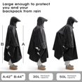 thumbnail image 4 of Poncho Style Militaire Multi-Usage Rip Stop Camouflage Imperméable pour Activités Extérieures, 4 of 5
