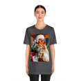thumbnail image 3 of Santa Claus Tales from the Crypt Short Sleeve T-Shirt - Retro Christmas Tee, 3 of 4