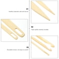 thumbnail image 5 of OULII 1 Set Weaving Loom Tools Brown Wooden Weaving Needle Craft Making For Family And Friends, 5 of 5