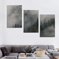thumbnail image 4 of nygtbtfer  - Forest Mist Nature Landscapes  Single Canvas Art Print Box Framed Picture Wall Hanging - Hand Made in The UK - Framed and Ready to Hang 12x16x3pcs, 4 of 4