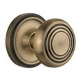 thumbnail image 6 of Nostalgic Warehouse Cladec_Sd_Nk Vintage Art Deco Solid Brass Single Dummy Door Knob -, 6 of 7