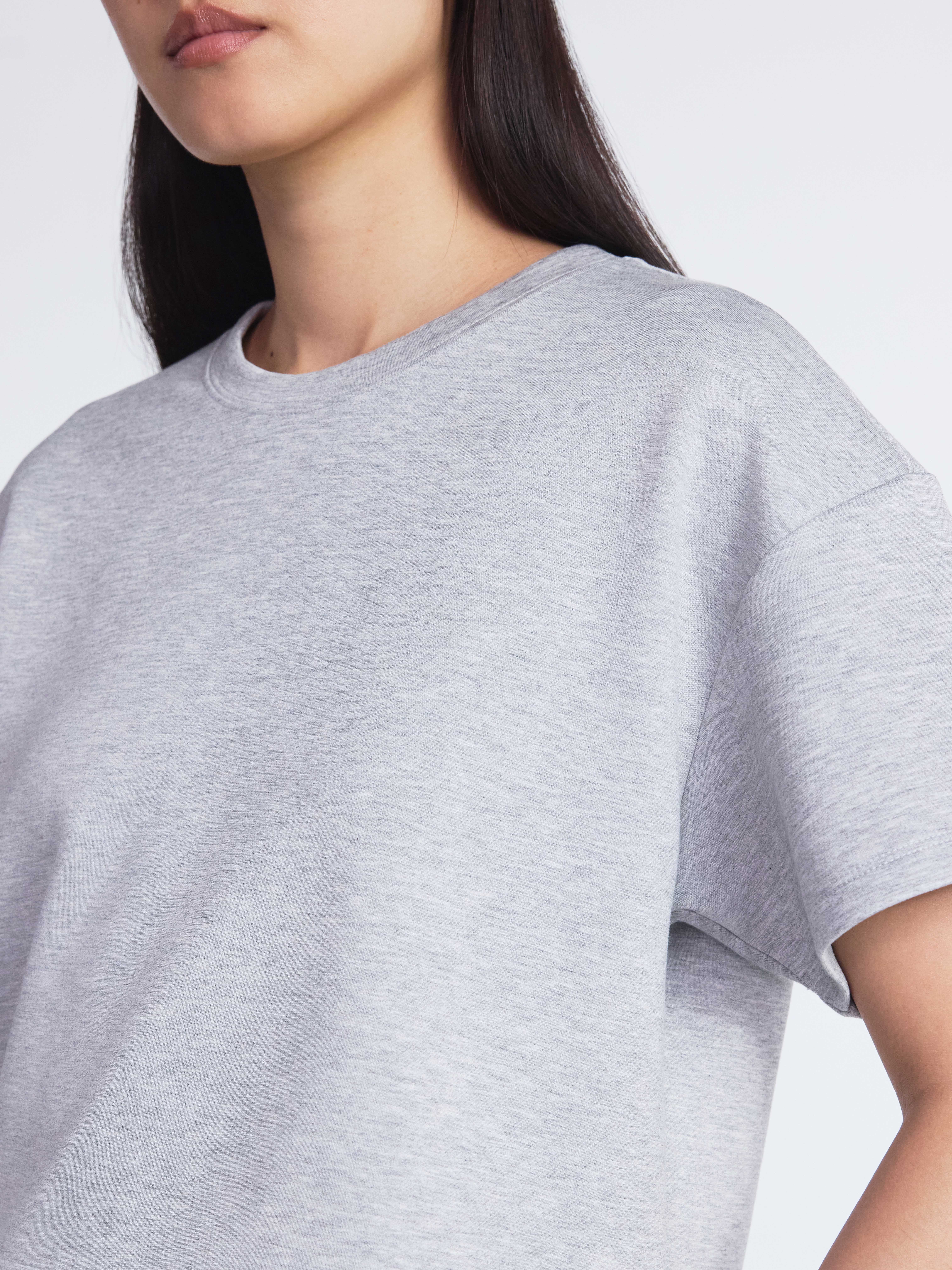 Scoop Women's and Women's Plus Scubaknit Tee with Short Sleeves, Sizes XS-4X