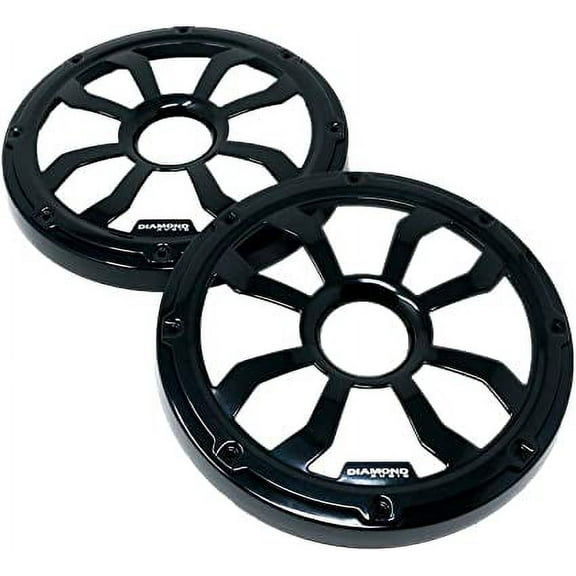 Diamond Audio HXM8FBB Motorsport Harley Davidson Road Glide Ultra Universal Speaker Grill (Pair)