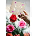 thumbnail image 3 of Royal Green 13MM Metallic Pink Valentine's Sticker 0.5 Inch Love Heart Shape Decorative Label - 1050 Pack, 3 of 8