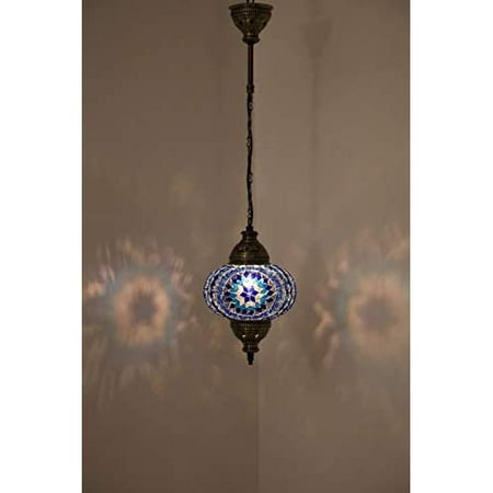 

Pendant Chandelier LAMP Turkish Moroccan Mosaic Hanging Ceiling Lamp Night Art Handmade Lighting Lampshade Light Shade Unique Gift for Home