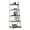 Grey+White, variant on 5 Bookcase With Design, Rubber Wood Frame For Home, Office, Bedroom, Kitchen, Apartment, Grey + White, Shelf Plate, Easy Assembly Needed 5, Living Room, Home And Shelves, Convenient