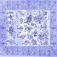 thumbnail image 1 of Ahgly Company Indoor Square Animal Blue Traditional Area Rugs, 4' Square, 1 of 4