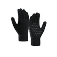 thumbnail image 1 of Naiovety 1 par de guantes cálidos de invierno para pantalla táctil, para exteriores, senderismo, ciclismo, camping, guantes de punto de algodón, Deportes de nieve negro 23x11cm Naiovety OD000116-01B, 1 of 6