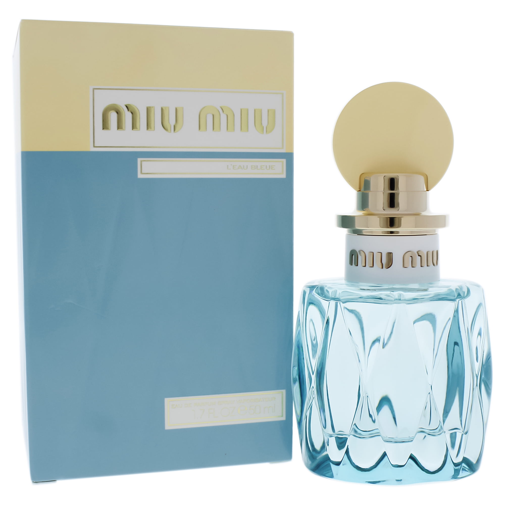 Miu Miu - Miu Miu Leau Bleue Eau de Parfum, Perfume for Women, 1.7 Oz