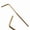 Gold, variant on LOOKSEVEN5mm Push-In Tremolo Arm Whammy Bar For Strat ST Imported Guitar Bridge-Chrome