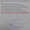 thumbnail image 2 of 7000pcs 4mm White Art Faux Pearl Beads ABS Round Loose Spacer Beads for DIY Craft Necklaces Bracelets Jewelry Making, 2 of 3