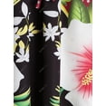 thumbnail image 4 of Más el tamaño de los encajes de ganchillo de la impresión floral del entrecruzamiento Tank Top Rosegal Camisetas sin mangas de talla grande, 4 of 5