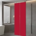 thumbnail image 4 of Pure Red Window Privacy Film, Simple Solid Color Static Cling UV Sun Blocking Tint Film Heat Control Windows Films for Bedroom Bathroom, Window Stickers 29.5"x78.7", 4 of 8