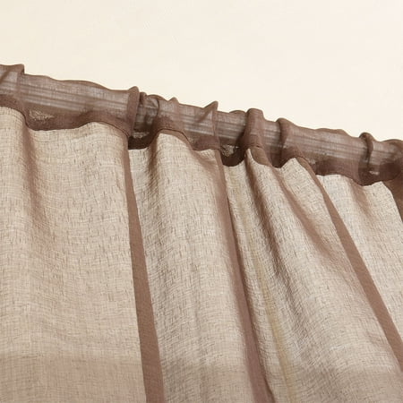 Valances Tulle Sheer Voile Drapes Curtains Panel 90 X 59 Inch