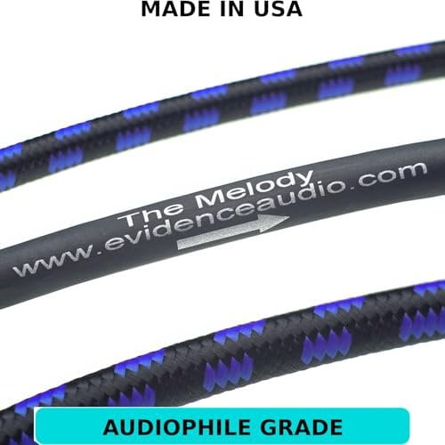 Evidence Audio The Melody Instrument Cable Right to Straight Plugs 20 feet 6 m