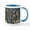 White/Blue Inside, variant on CafePress - Snowy Lone Wolf Mug - 11 oz Ceramic Mug - Novelty Coffee Tea Cup