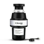 Gasland Chef GD511B Kitchen Garbage Disposal with Power Cord, 1/2 HP Universal Garbage Disposer Continuous Feed, Quiet Food Waste Disposer 4000 RPM