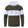 thumbnail image 5 of Men's Pullover Sweatshirt Casual Long Sleeve Drawstring Hoody Top with Kanga Pocket, 5 of 6