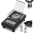 thumbnail image 1 of Milligramme Scale with USB Cable, Weightman Reloading Scale 50g x 0.001g, Digital Jewellery MG Powde, 1 of 8
