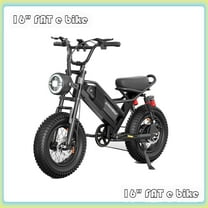 Spacewalk Small Electric Bike,16" Fat Tire Ebike,More Suitable for Holiday gift, and Teenagers with 750W Motor, 21.7MPH with Removable 48V/15AH Battery,50-Miles Motorcycle