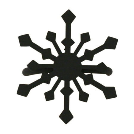

Village Wrought Iron NR-85 Snowman Napkin Ring - Black