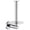 Chrome, variant on Vertical Toilet Paper Holder, Aomasi SUS304 Stainless Steel Toilet Tissue Roll Hanger with Round Plate, Bathroom TP Roll Organizer, Wall Mounted, Brushed Nickel