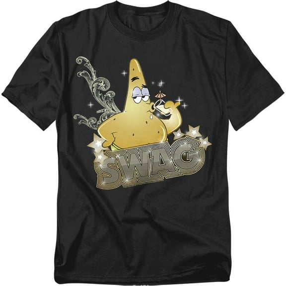 Spongebob T-Shirt Patrick Has Swag Unisex Graphic Tee For Men & Women