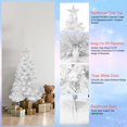 thumbnail image 3 of Árbol de Navidad DUUDO Mini blanco, 90 cm, artificial de primera calidad, 3 of 7