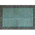 thumbnail image 1 of Ahgly Company Indoor Rectangle Persian Light Blue Traditional Area Rugs, 3' x 5', 1 of 4