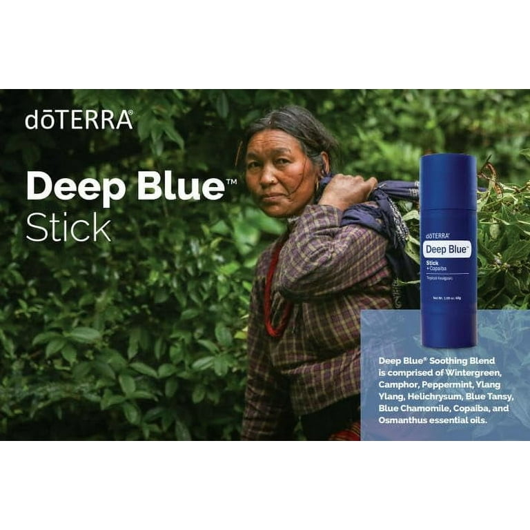 doTERRA Deep Blue Stick, Cooling Relief with Menthol, Camphor, and