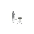 thumbnail image 4 of Homestyles Laguna Metal Outdoor Bistro Table in Black, 4 of 4
