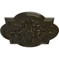 thumbnail image 3 of 31 1/4"OD x 2"P Bonetti Ceiling Medallion (Fits Canopies up to 7 3/8"), Hand-Painted Stone Hearth Crackle, 3 of 6