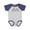 Baseball Heather and Navy, variant on Inktastic Dibs on the Cheesecake Boys or Girls Baby Bodysuit