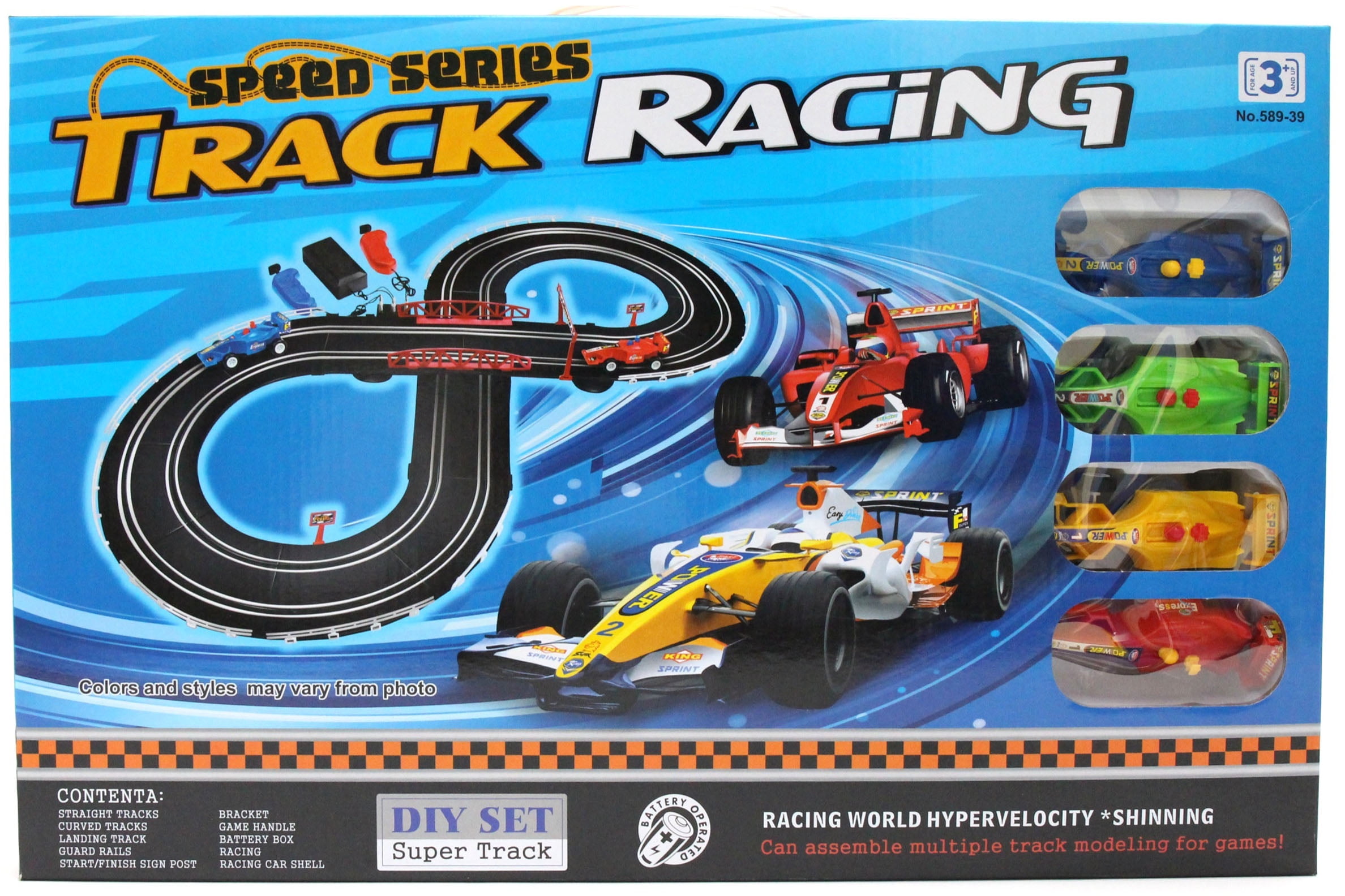 race car sets at walmart
