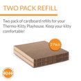 thumbnail image 3 of K&H Pet Products Thermo-Kitty Playhouse Cardboard Refill Only (2-Pack) 12 X 14 Inches, 3 of 6
