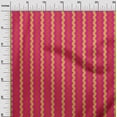 thumbnail image 2 of oneOone Viscose Chiffon Fuschia Pink Fabric Stripes Dress Material Fabric Print Fabric By The Yard 42 Inch Wide-8Y9, 2 of 4