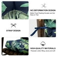 thumbnail image 4 of Eurhowing Outdoor Rocking Chair Cushions 2-Piece, Waterproof & Fade Resistant Patio Seat Pads, Non-Slip Replacement Cushions for Adirondack Chair, Green Leaves, 2Pack, 4 of 8