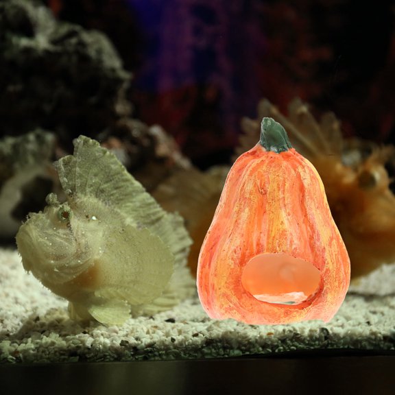 YUYUETIME Aquarium Ornament Adorable Shrimp Cave Plastic Shelter Assorted Color 1Pcs