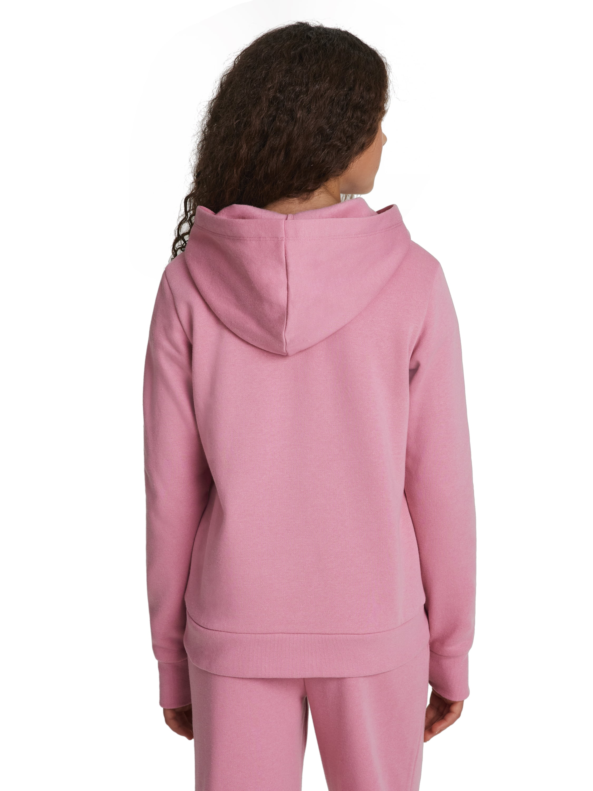 Reebok Girl’s Game Day Fleece Full Zip Hoodie, Sizes 4-18