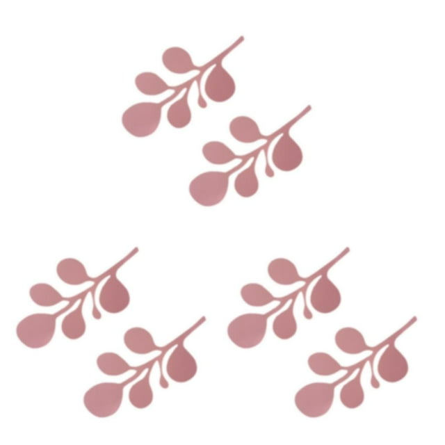 Youkk 2pieces Personalize Wedding Decor With DIY Simulated Flowers And Wide Range Of Applications Pink leaves 3Set