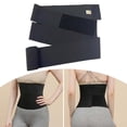 thumbnail image 3 of Entrenador de cintura para niña, moldeador de vendaje, banda abdomen, ropa moldeadora cómoda y Flexible, cinturón Abdominal para mujer para , Negro Medio Macarena Entrenador de cintura, 3 of 8