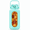 Green, variant on AUR Glass Water Bottle, Sports Water Bottle, Straw Lid Time Marker Silicone Sleeve Handle, 74 oz 2.2L, for Gym Workout, Clear Glass