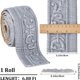 thumbnail image 2 of Moldura de espuma flexible 3D autoadhesiva plateada de 82 x 3 pulgadas, borde decorativo adhesivo para zócalo, borde de pared, líneas de zócalo., 2 of 9