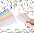 thumbnail image 1 of Cadena de papel Lincia para Halloween, 114 pies, con cinta adhesiva, 600 hojas, 1 of 6